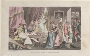 Quae Genus takarékossággal, The History of Johnny Quae Genusból, The Li..., 1821. szeptember 1. alkotó: Thomas Rowlandson