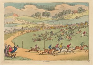 Versenyzés alkotó: Thomas Rowlandson