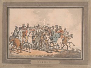 Versenyzés [hatdarabos készlet]:  6. Fogadás alkotó: Thomas Rowlandson