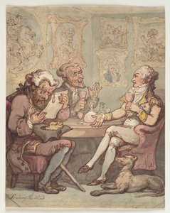 A szél felkeltése alkotó: Thomas Rowlandson