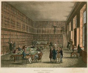 Royal Institution, Albemarle Street, London alkotó: Thomas Rowlandson