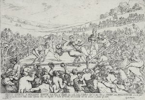 Vidéki sportok – Malommérkőzés, szeptember 28 alkotó: Thomas Rowlandson