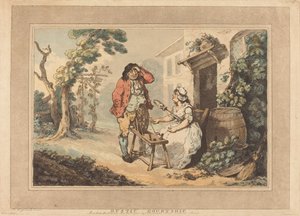 Rusztikus udvarlás alkotó: Thomas Rowlandson