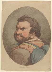 Sancho Panza, a Don Quijote-ból, kb. 1776., kb. 1776. alkotó: Thomas Rowlandson
