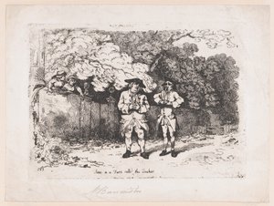 Jelenet a The Quaker című bohózatban, 1783. december 22., 1783. december 22. alkotó: Thomas Rowlandson