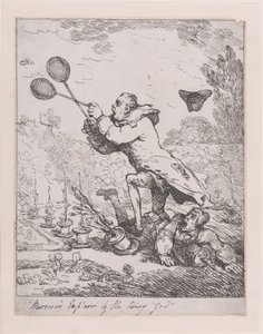 Sir Joseph Banks és a marokkói császár, 1788., 1788. alkotó: Thomas Rowlandson