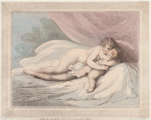 Alvó Vénusz Gyermeket ölel, 1799. január 1., 1799. január 1. alkotó: Thomas Rowlandson