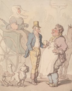 „Slender Billy”  pihenőt tart alkotó: Thomas Rowlandson