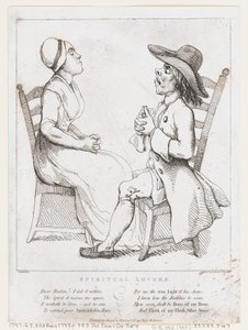 Spirituális szerelmesek, 1797. január 2., 1797. január 2. alkotó: Thomas Rowlandson