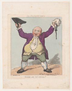 Emelkednek a készletek! Huzza!!, 1799. augusztus 10., 1799. augusztus 10. alkotó: Thomas Rowlandson