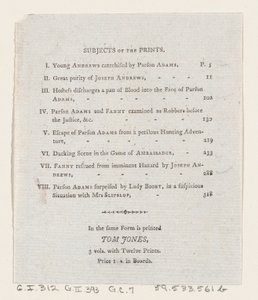 Tartalomjegyzék: Joseph Andrews és barátja, Mr. Abraham Adams kalandjai, 1792, 1792 alkotó: Thomas Rowlandson