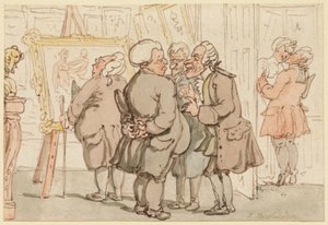 A művészeti galéria alkotó: Thomas Rowlandson