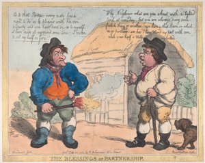 A partnerség áldásai, 1805. július 28., 1805. július 28. alkotó: Thomas Rowlandson