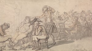 A klubszoba alkotó: Thomas Rowlandson
