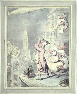 "Az üstökös", 1811 alkotó: Thomas Rowlandson