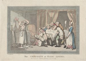 The Comforts of High Living, 1794. december 16., 1794. december 16. alkotó: Thomas Rowlandson