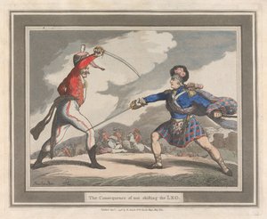 A láb át nem helyezésének következménye alkotó: Thomas Rowlandson