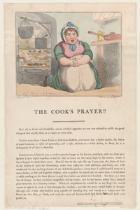 A szakács imája!!, 1801. szeptember 15., 1801. szeptember 15. alkotó: Thomas Rowlandson