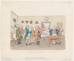The Country Club, 1803. április 7., 1803. április 7. alkotó: Thomas Rowlandson