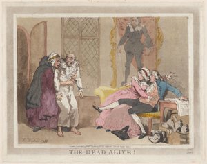 The Dead Alive!, 1795. július, 1795. július. alkotó: Thomas Rowlandson
