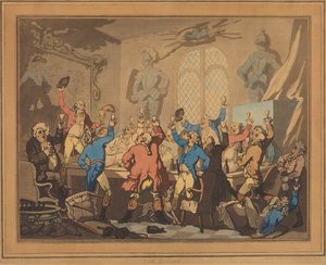A vacsora alkotó: Thomas Rowlandson