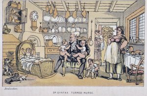 The Doctor Keeping Children - a „” Doctor Syntax három körútján: a festői vigasz és felesége után”” William Combe, ill. Rowlandson alkotó: Thomas Rowlandson