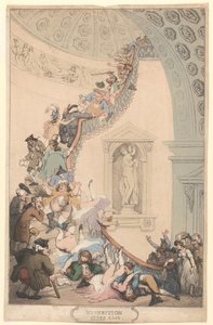 A „Stare-Case” című kiállítás alkotó: Thomas Rowlandson