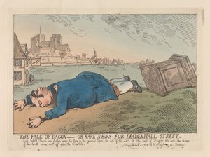 Dagon bukása, avagy Ritka hírek a Leadenhall Streetről alkotó: Thomas Rowlandson