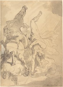 Phaeton bukása alkotó: Thomas Rowlandson