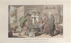 The Gross of Green Spectacles, The Vicar of Wakefield, 1817. május, 1817. május. alkotó: Thomas Rowlandson