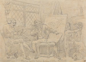 A történész, aki inspirálja a fiatal festő gondolkodását alkotó: Thomas Rowlandson