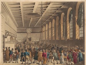 A Hosszú Terem, a Vámház alkotó: Thomas Rowlandson