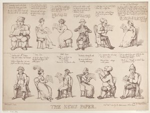 A Hírlap, 1808. október 1., 1808. október 1. alkotó: Thomas Rowlandson