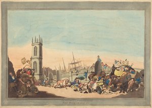 Az Overdrove Ox alkotó: Thomas Rowlandson