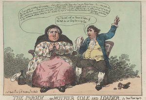 A paródia, avagy Mother Cole és Leader alkotó: Thomas Rowlandson