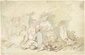 A piknik alkotó: Thomas Rowlandson