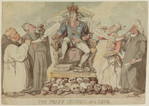 A király titkos tanácsa alkotó: Thomas Rowlandson