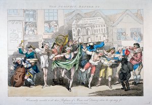 „A kilátás előttünk”, 1791 alkotó: Thomas Rowlandson