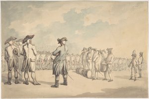 A díszszemle alkotó: Thomas Rowlandson
