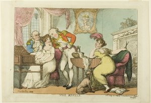 A riválisok alkotó: Thomas Rowlandson