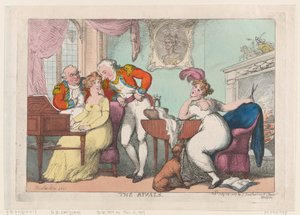 A riválisok, 1807. július 14., 1807. július 14. alkotó: Thomas Rowlandson