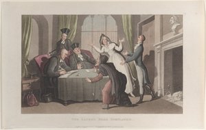 Megjelenített szent oldal, a Journal of Sentimental Travels in the Southern Provinces..., 1821-ből. alkotó: Thomas Rowlandson