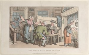 The Cold, News of Olivia, The Vicar of Wakefield, 1817. május 1., 1817. május 1. alkotó: Thomas Rowlandson