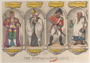 A négy minden jele, 1810., 1810. alkotó: Thomas Rowlandson