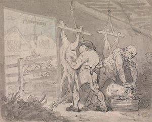 A vágóhíd alkotó: Thomas Rowlandson