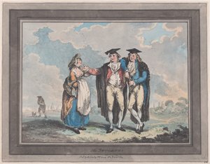 A Diákok, 1793. január 1., 1793. január 1. alkotó: Thomas Rowlandson