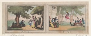 The Tinker and Swinging, 1800. augusztus 15., 1800. augusztus 15. alkotó: Thomas Rowlandson
