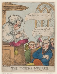 A Toper tévedése, 1801. július 20., 1801. július 20. alkotó: Thomas Rowlandson