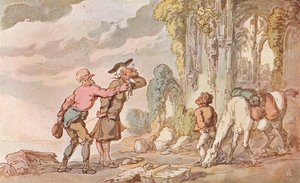 A Dr. Syntax körútja a festői szépség nyomában, 19. század, 1907 alkotó: Thomas Rowlandson