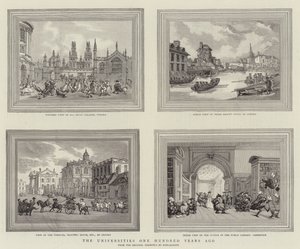 Az egyetemek száz évvel ezelőtt alkotó: Thomas Rowlandson